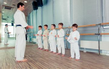 Actividades extraescolares Niños practicando judo