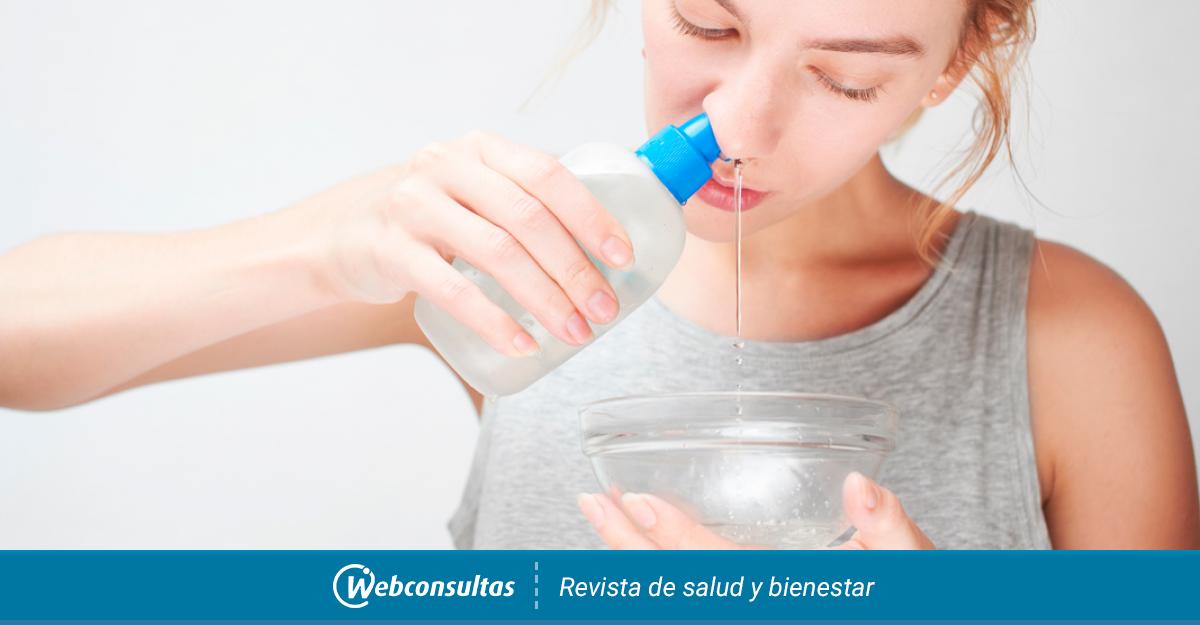 Cómo hacer lavados nasales correctamente - ¡Aprende a hacer esta técnica  para aliviar la nariz!