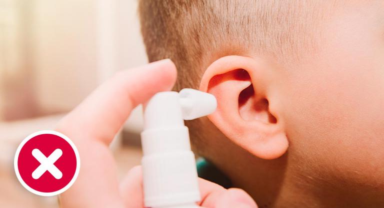 Aerosol para los oídos: Para limpiar y prevenir los tapones de cerumen