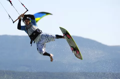 Lesión practicando kitesurf