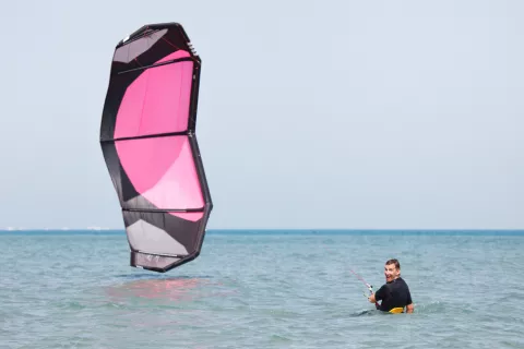 Material para practicar kitesurf