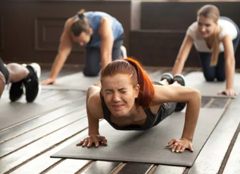 Entrenamiento en el gimnasio