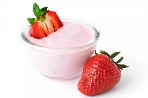 Yogur de fresa natural