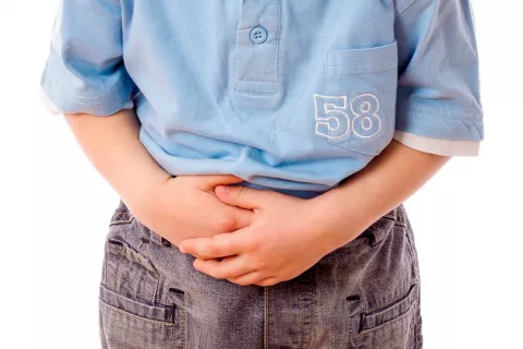 Niño con dolor abdominal