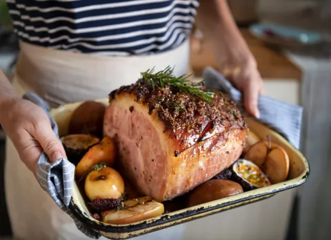 Receta cocinada en el horno