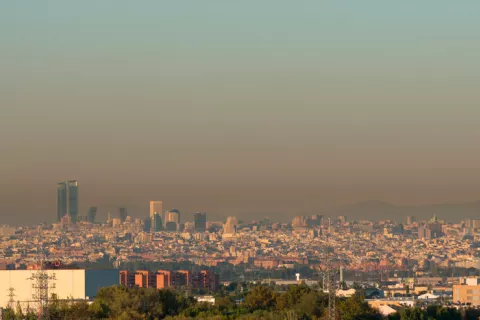 La contaminación por ozono