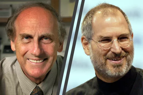 Ralph Steinman y Steve Jobs