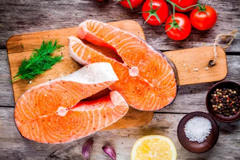 El salmón es una fuente de omega 3