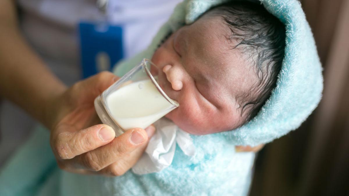 A qué edad se les comienza a dar agua a los bebés y qué vasos deben usar